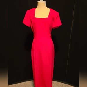 Pink Floor-Length Party Dress